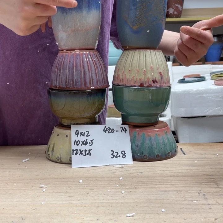 紫砂花盆多肉陶土花盆微瑕74