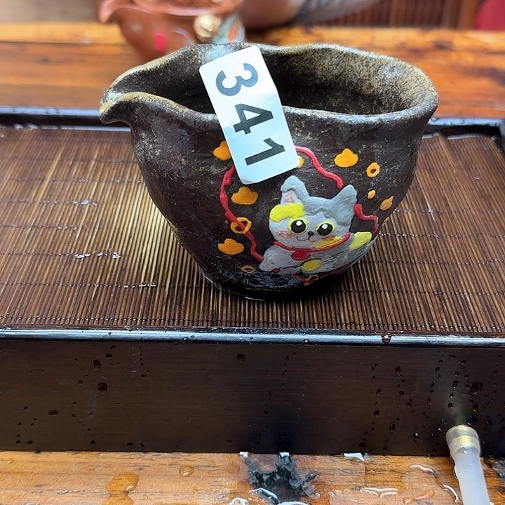 纯手工制作粗陶茶具