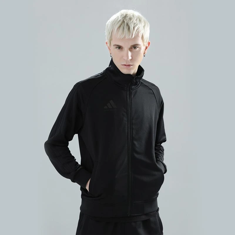 【阿迪官方正品】阿迪达斯新标春秋款黑武士立领夹克外套TR30JT-BB