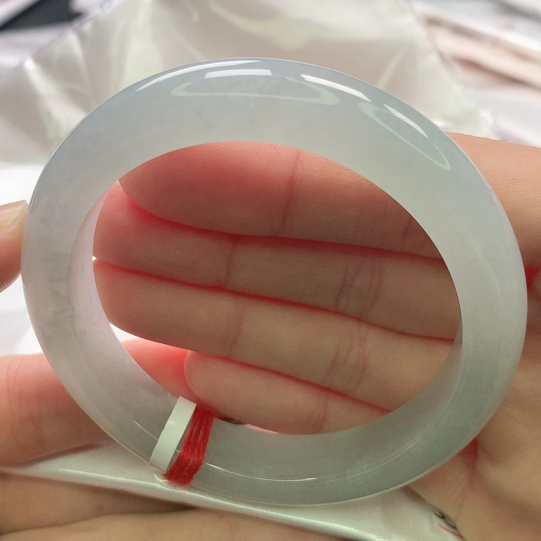 翡翠未镶嵌手镯缅甸55.5