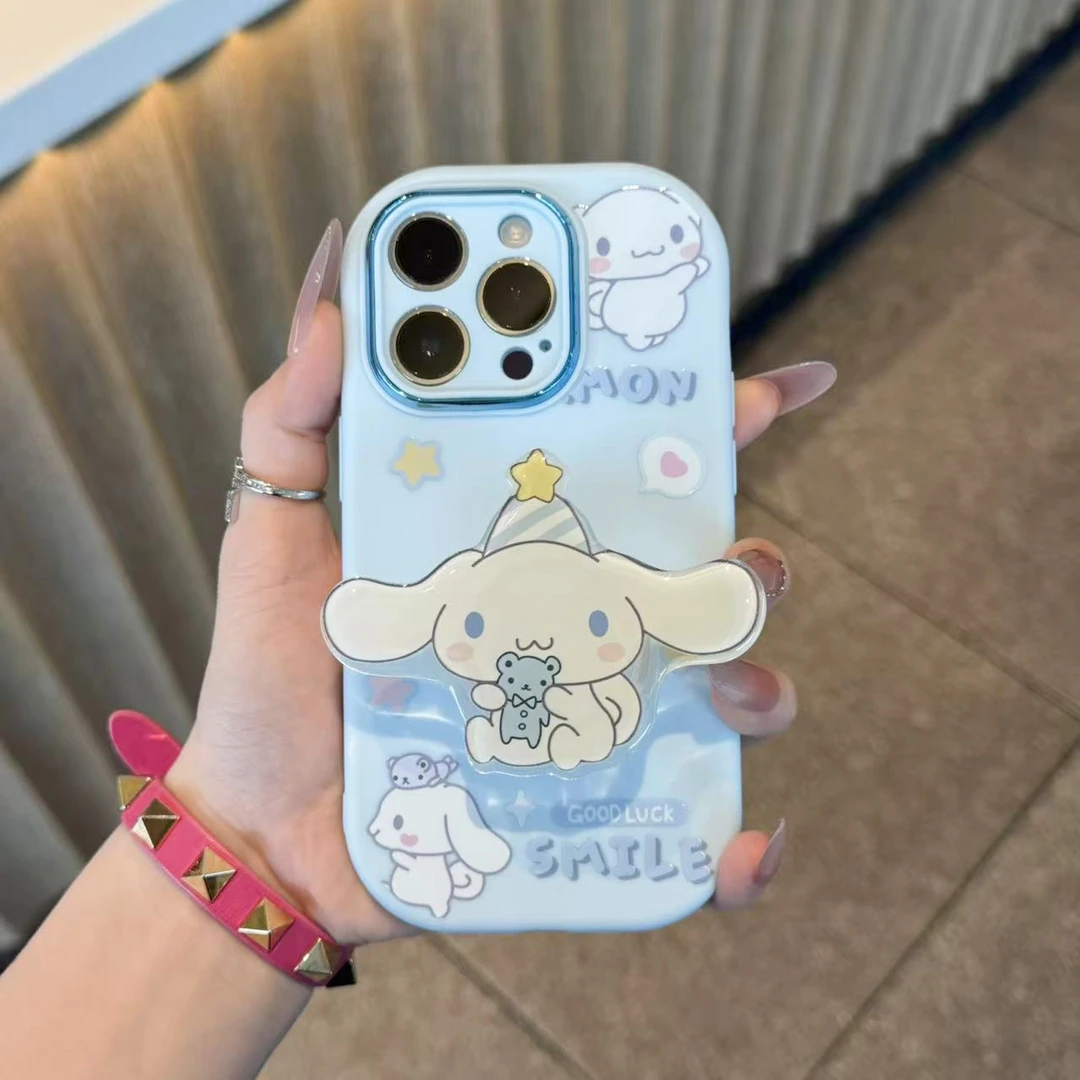 奥菲顿星星玉桂狗支架适用苹果17/16胖子手机壳华为vivo小米oppo