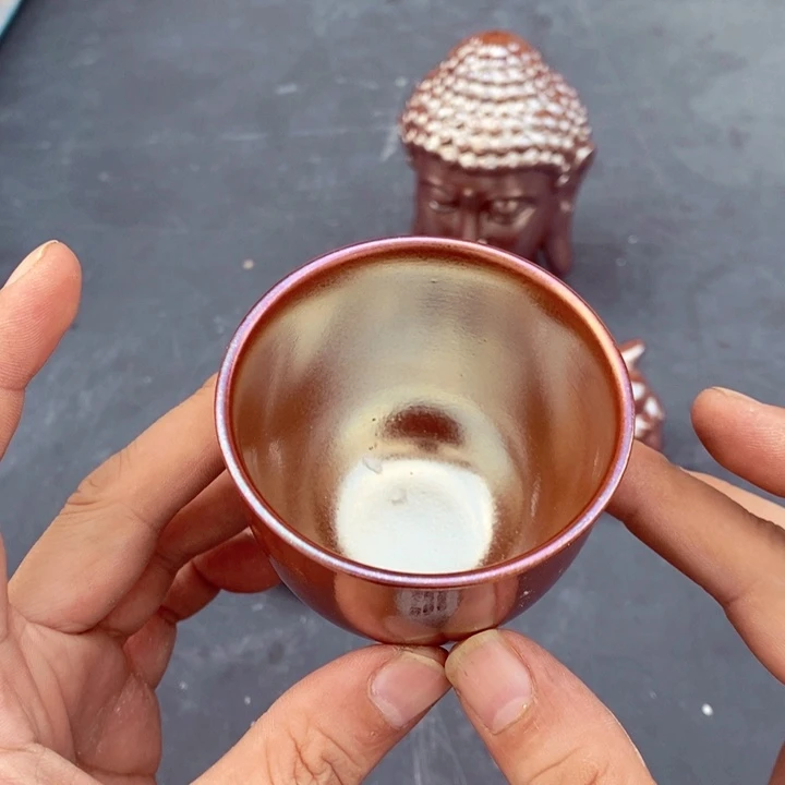 柴烧茶具陶瓷杯子