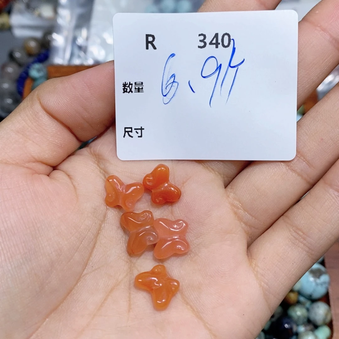 南红玛瑙合金颈饰R340