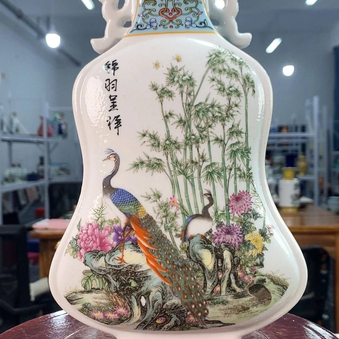 摆件景德镇陶瓷花瓶摆件