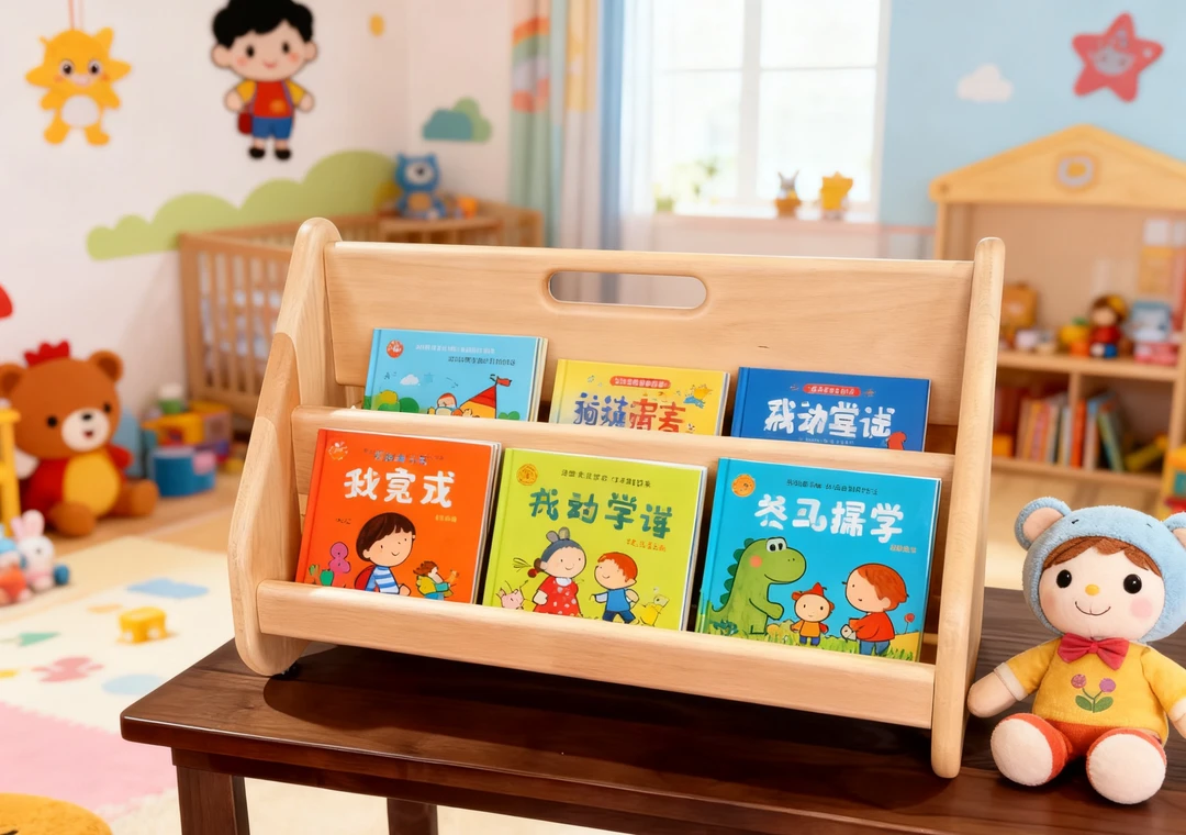 沐沐的房间城堡绘本架