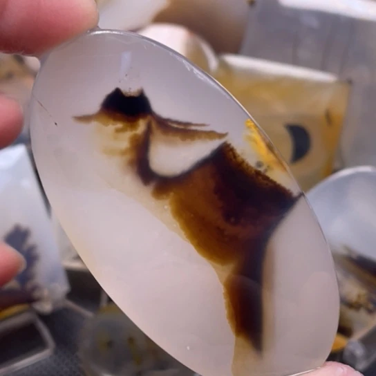 玛瑙/玉髓吊坠(不含链)未镶嵌