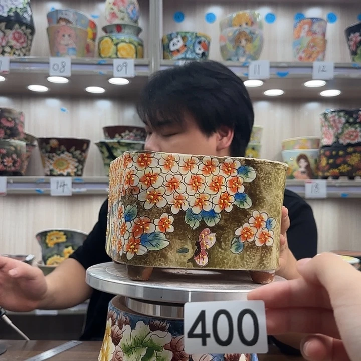 紫砂花盆瑕疵瑕疵400