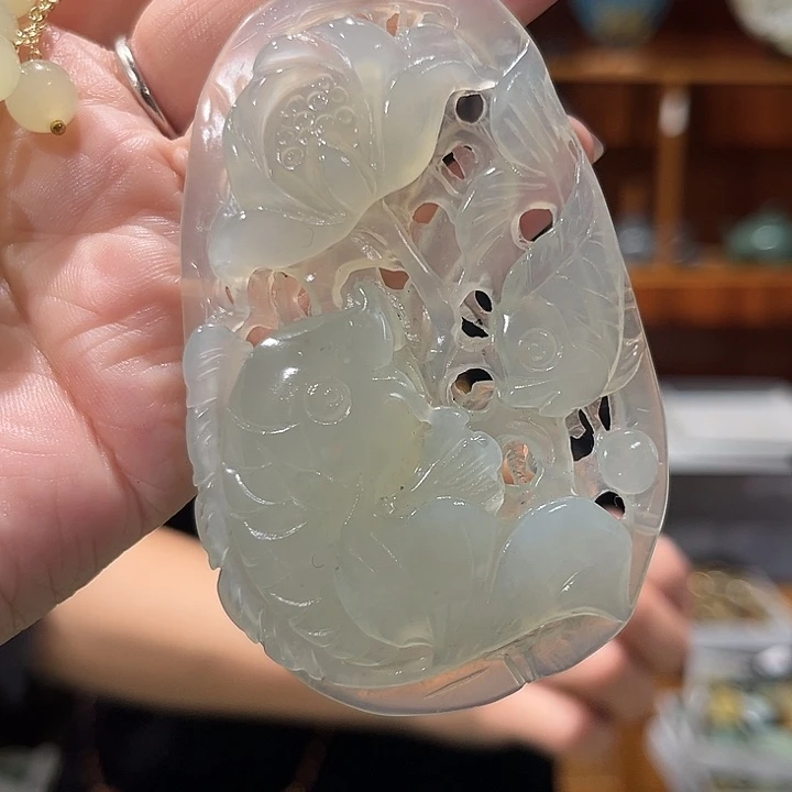 未镶嵌岫玉毛衣链