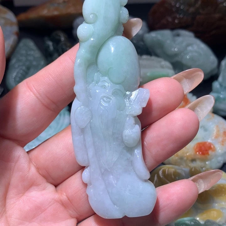 翡翠未镶嵌颈饰保真天然A货翡翠
