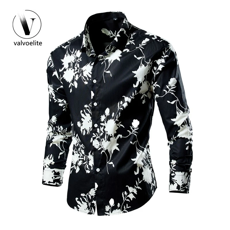 VALVOELITE秋季碎花长袖衬衫旅游度假痞帅发型女士户外碎花衬衫