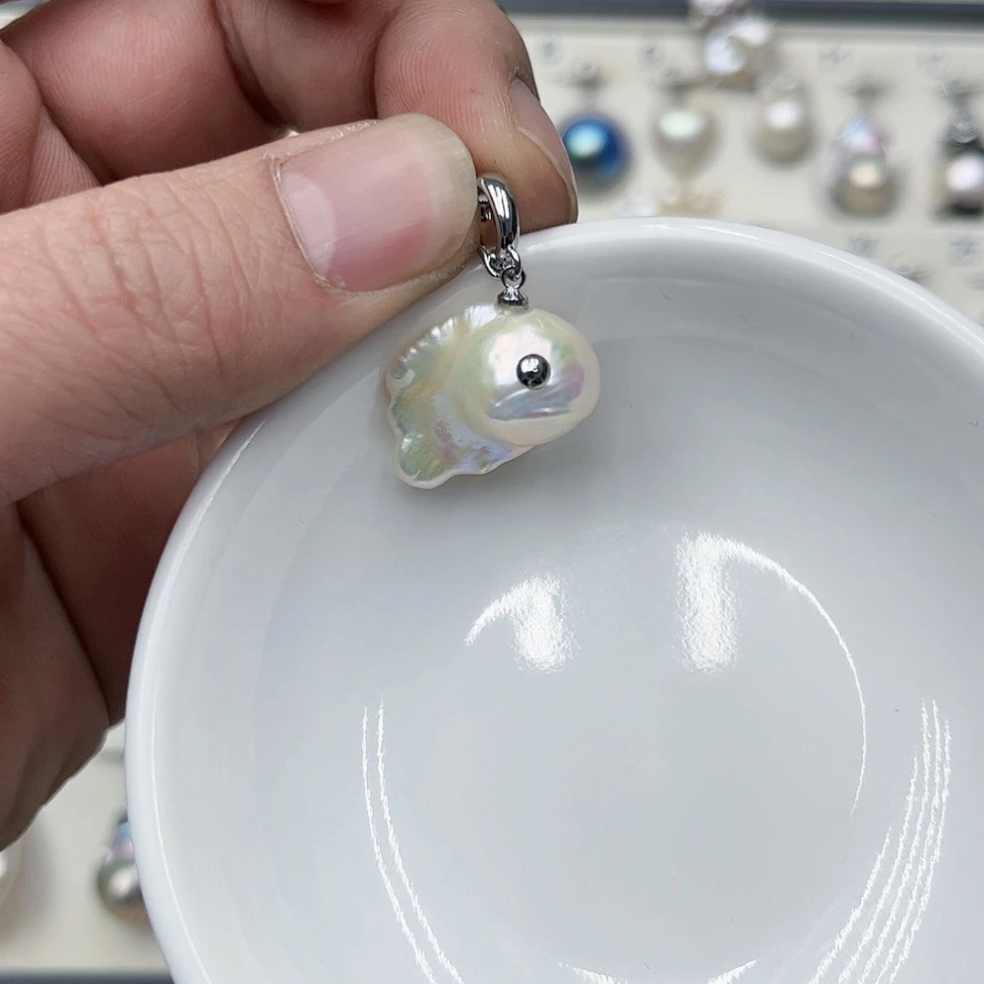 淡水珍珠吊坠(不含链)未镶嵌媛****14