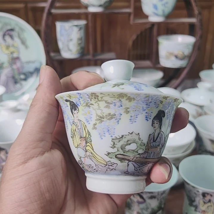 戴玉衡陶瓷艺术手绘杯