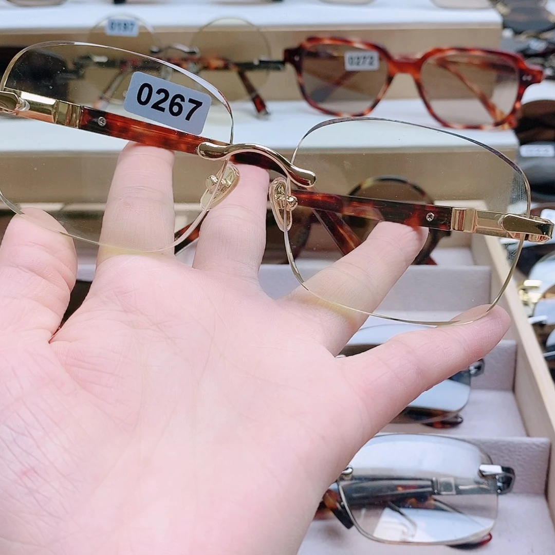 分体式天然水晶石头镜