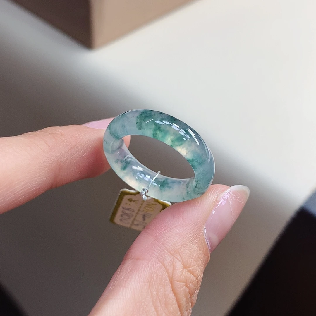 翡翠戒指未镶嵌14-15号