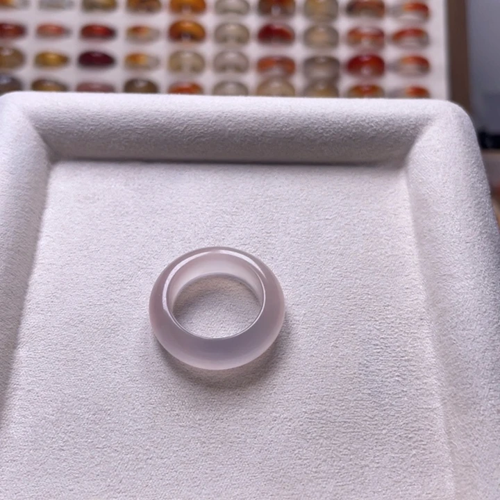 玛瑙/玉髓戒指未镶嵌J**-