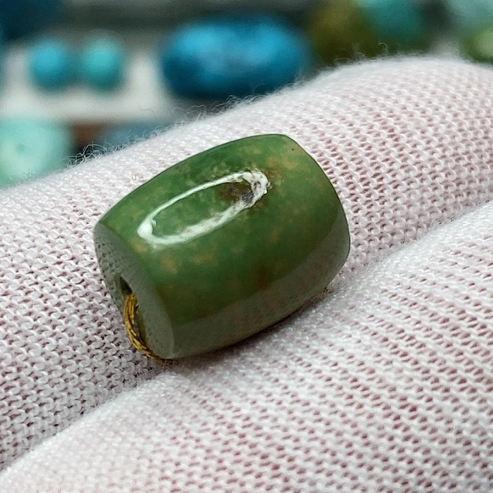 绿松石未镶嵌天然原矿 地大质检