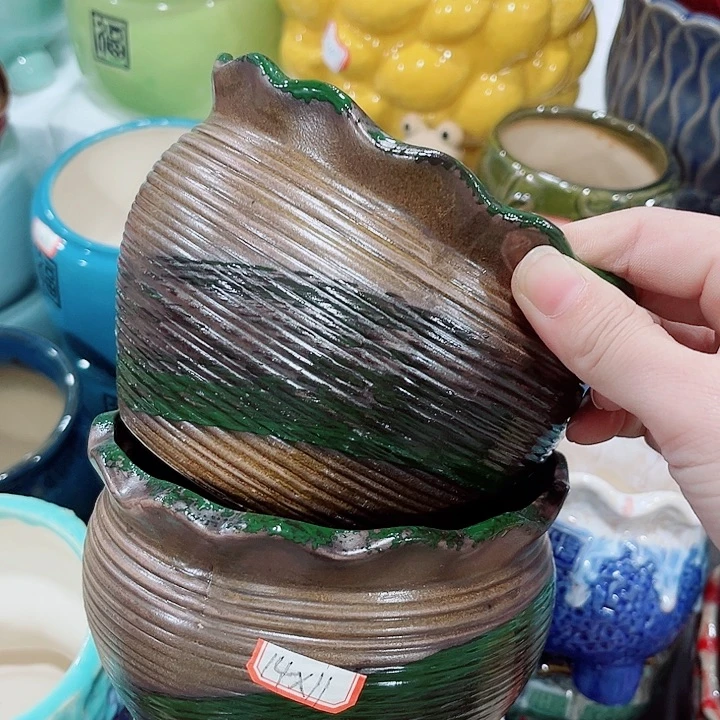 多肉花盆满10元包邮