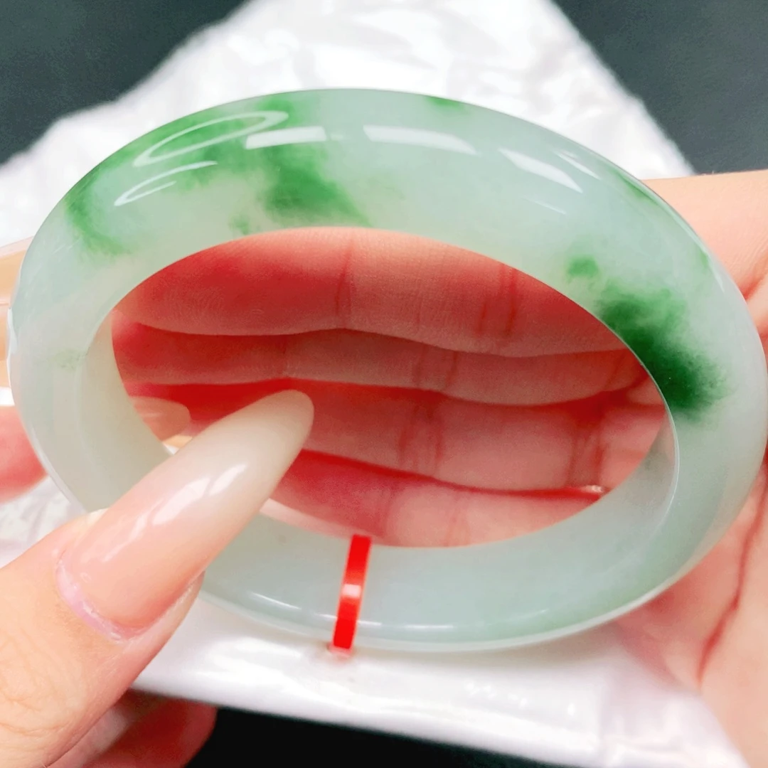 翡翠未镶嵌手镯57