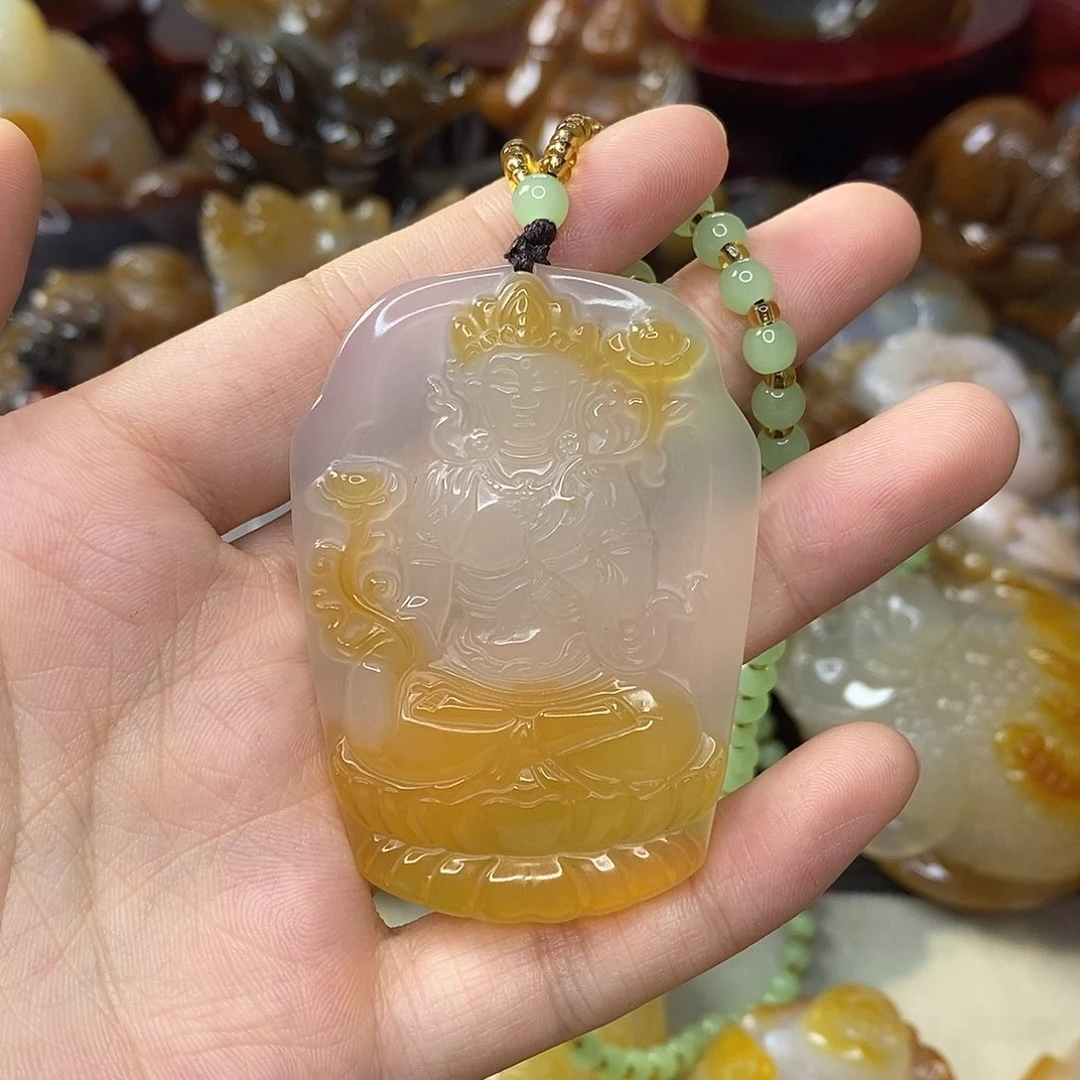 玛瑙/玉髓吊坠未镶嵌