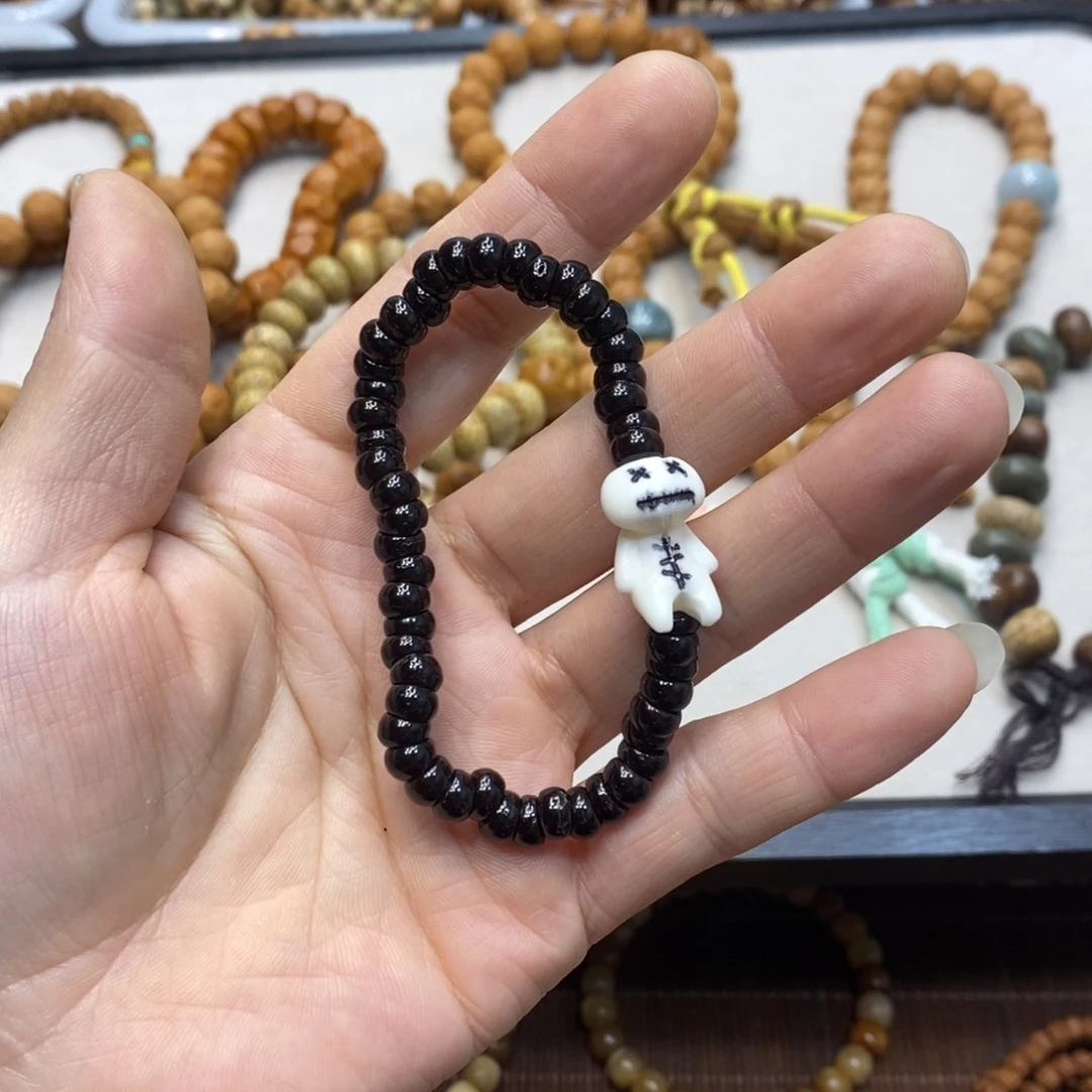 吊坠白玉菩提耶蒂蒜瓣肠酒蒙子单圈