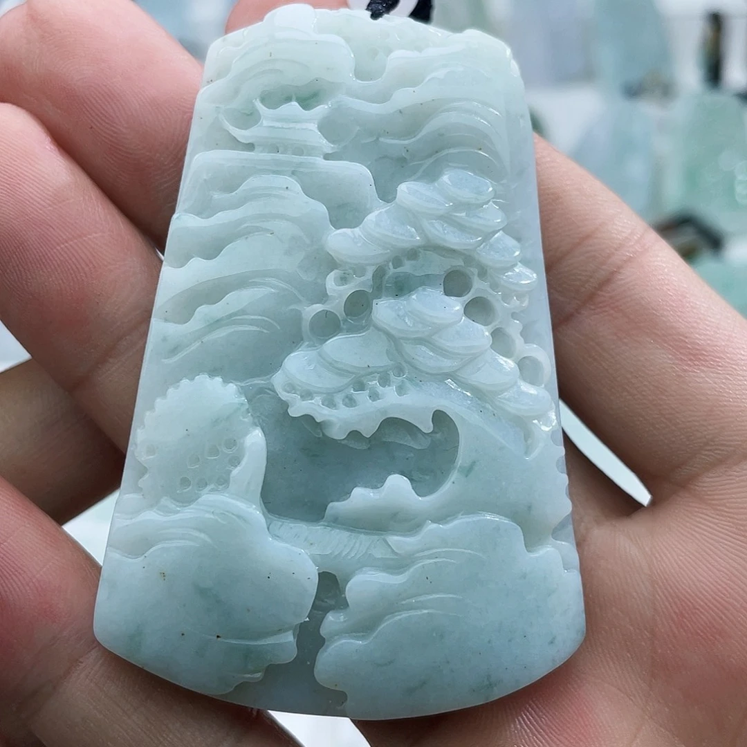 颈饰未镶嵌翡翠翡翠