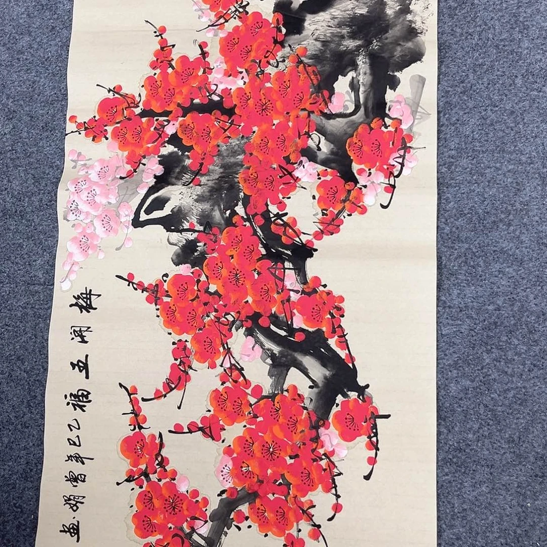 国画国画老师手绘作品