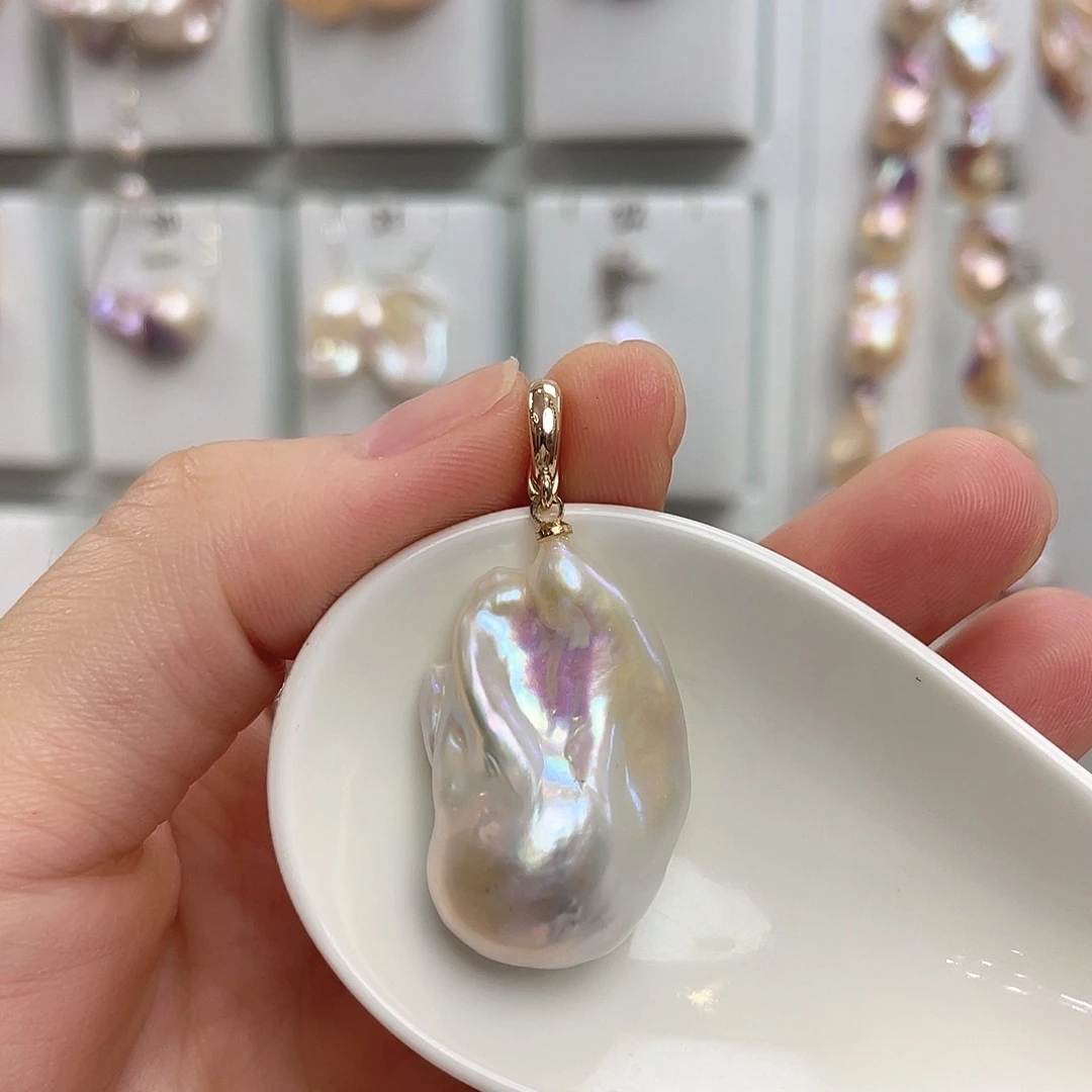 L***~未镶嵌淡水珍珠天然淡水珍珠巴洛克