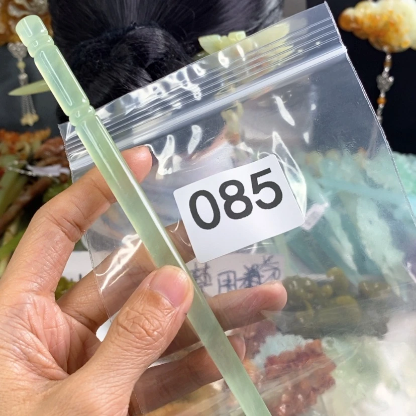 【闪购商品】岫玉发饰未镶嵌奶*