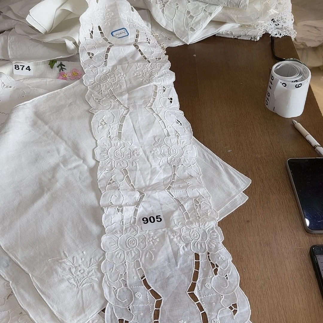 亚麻亚麻手绣1.1✖️20桌旗905号