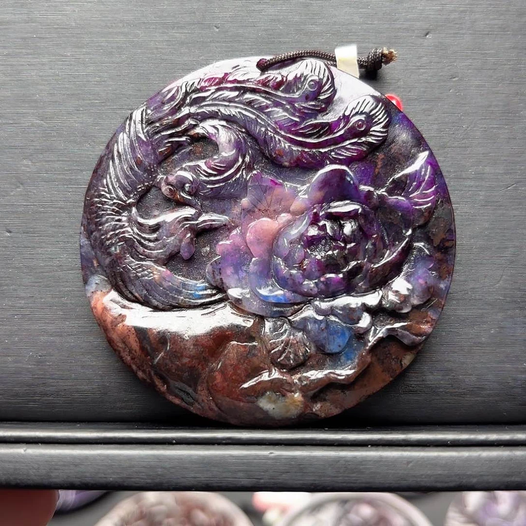 苏纪石（舒俱来）未镶嵌圆牌