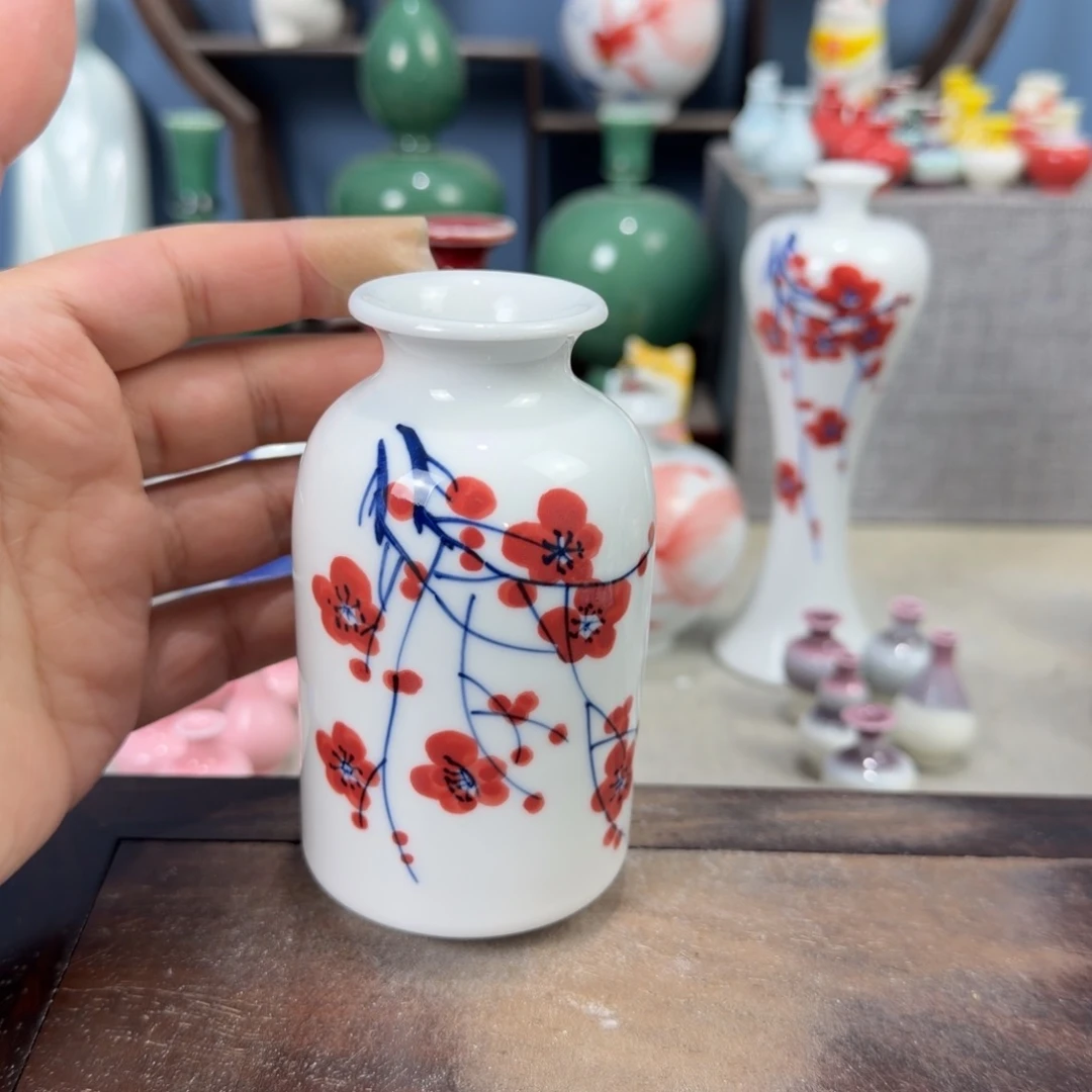 陶瓷手工小花器摆件