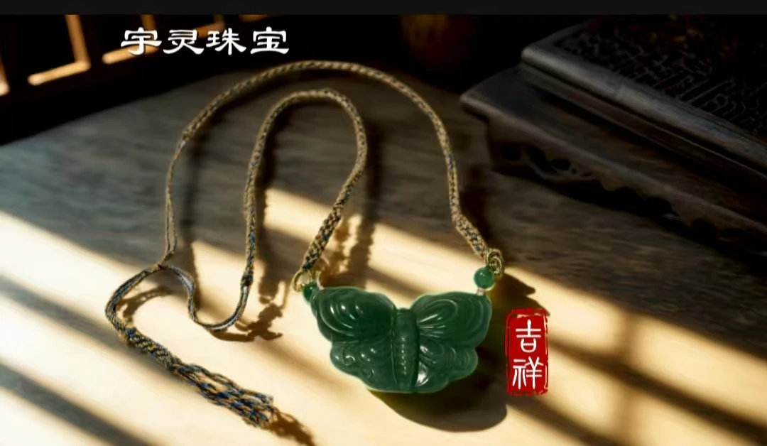 精美蝴蝶吊坠复古轻奢时尚高端提气场高性价比气质百搭古风可调节
