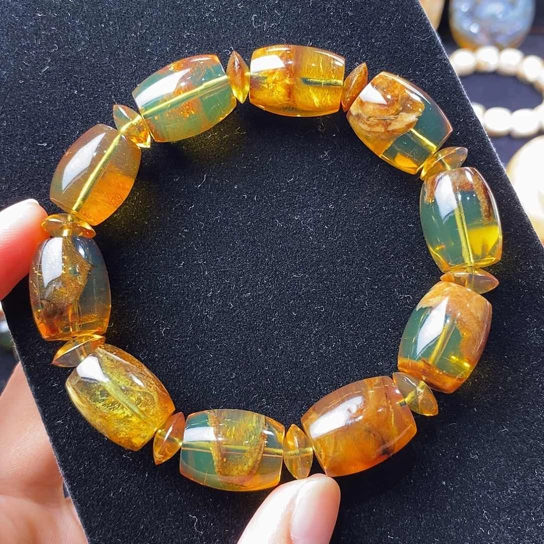 未镶嵌颈饰琥珀24.7克13+mm