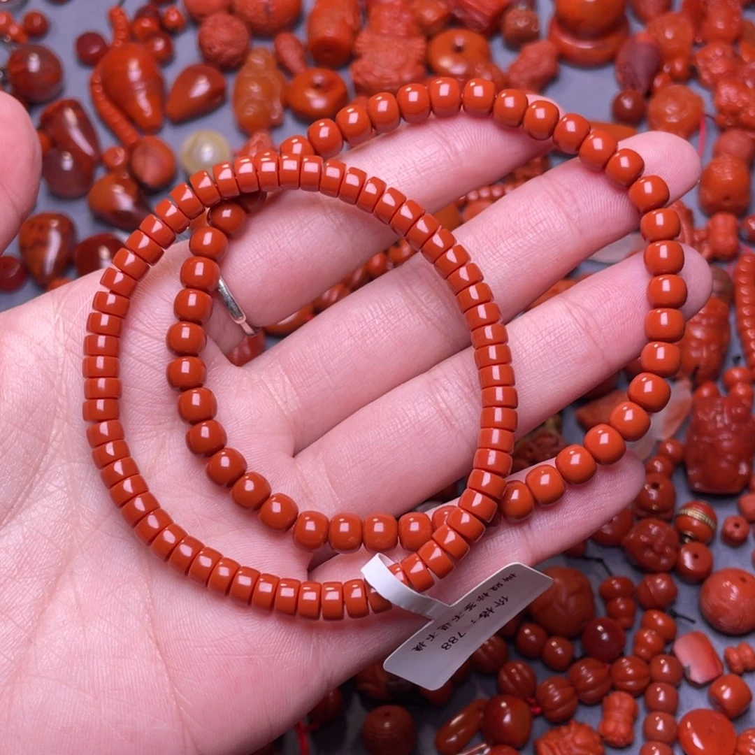 南红玛瑙配饰未镶嵌傻**砖