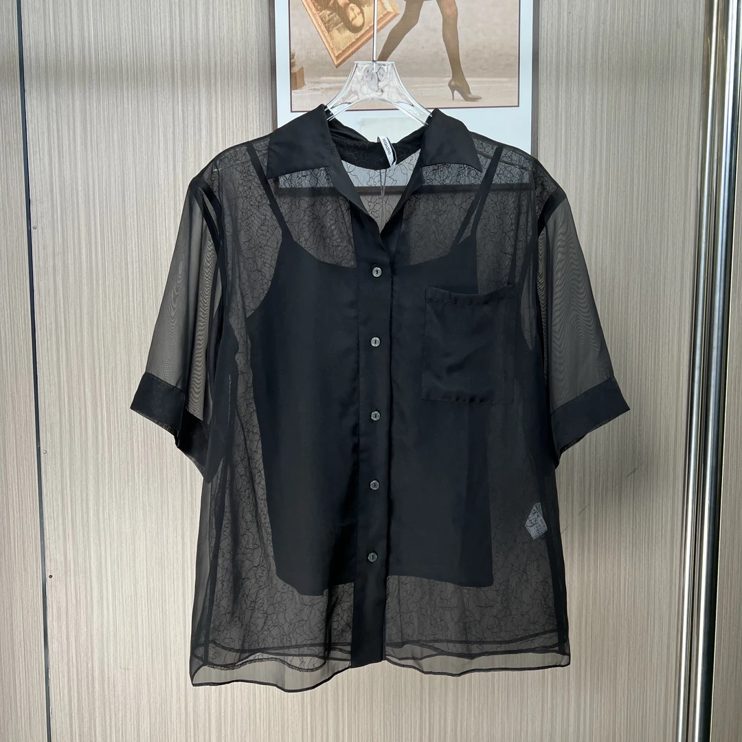 063品牌撤柜女装曼家春夏时尚设计款两件套上衣