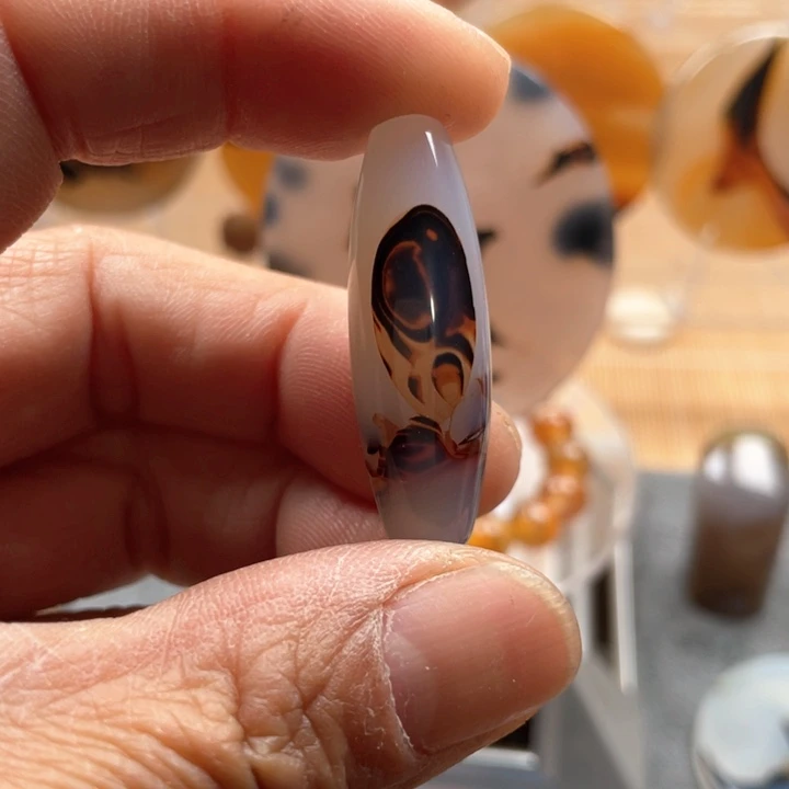 玛瑙/玉髓吊坠(不含链)未镶嵌言*