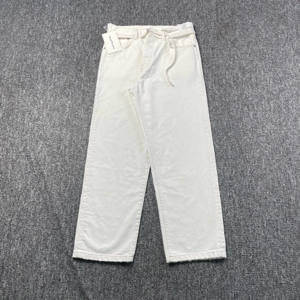 未使用 COACH/蔻驰 1532/Acne Studios 白色Logo皮标牛仔裤/32码
