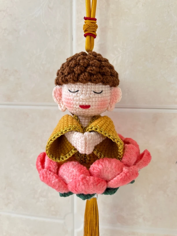 钩织小佛  车挂  包挂