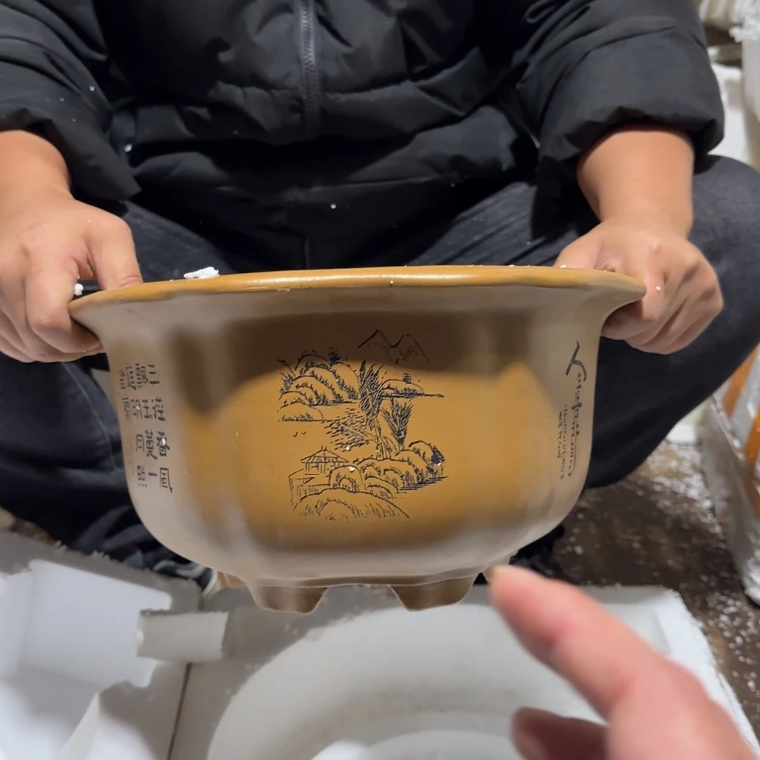 花盆紫砂口径25厘米