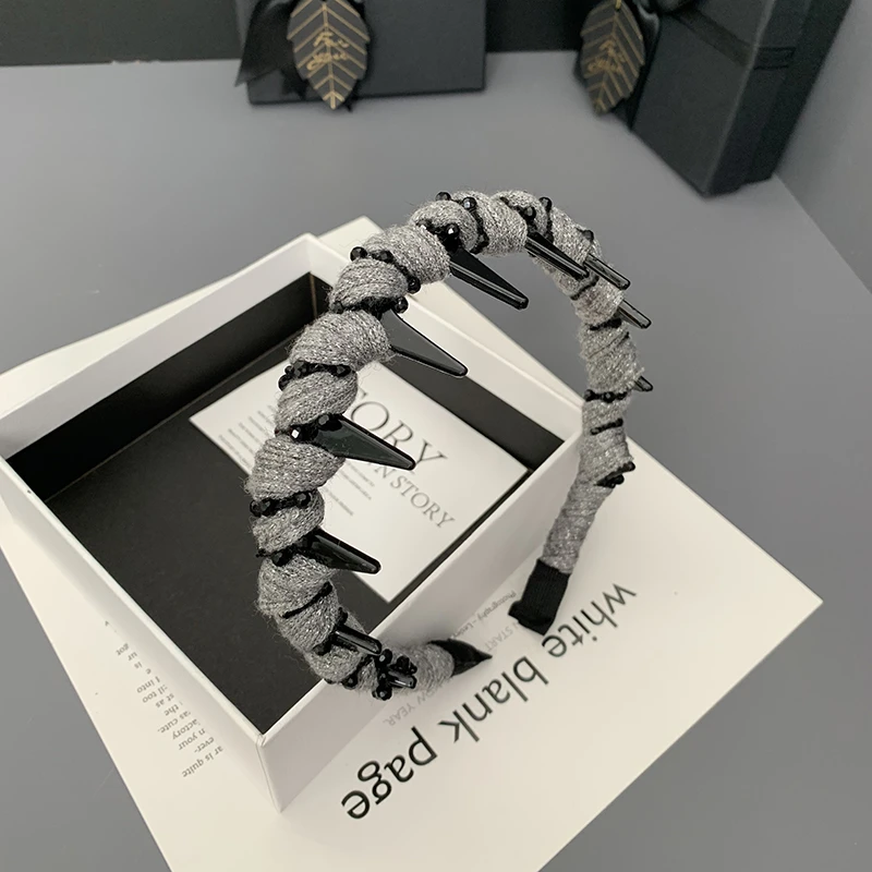 发箍女高颅顶2025新款高级感洋气时尚日常外戴压发卡带齿头箍发捆