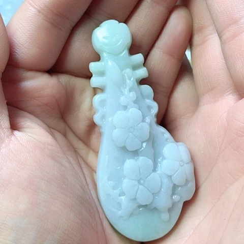 翡翠颈饰未镶嵌天然缅甸翡翠a货