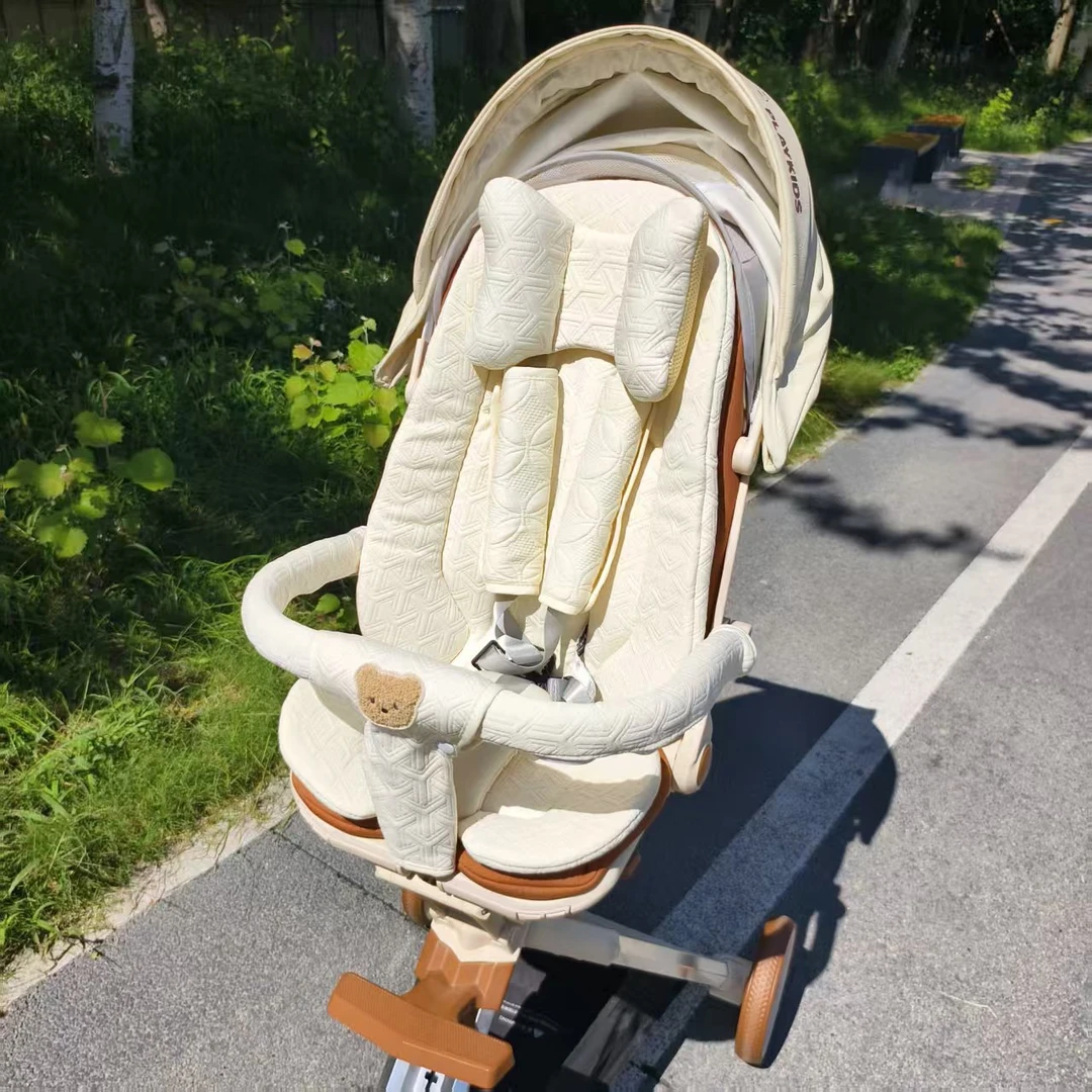 适用playkidsA8加厚保暖护脊坐垫x6-5婴儿车棉垫凤凰秋冬垫子配件