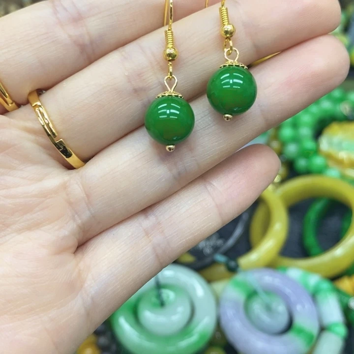 未镶嵌翡翠耳饰耳坠37