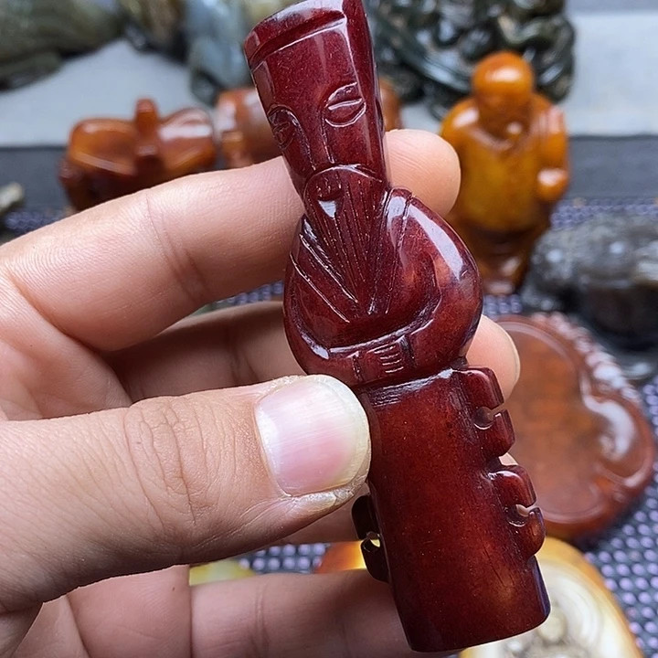 未镶嵌蛇纹石玉颈饰