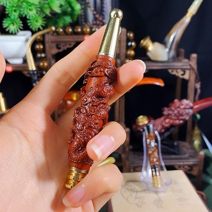 高端定制金丝楠烟嘴