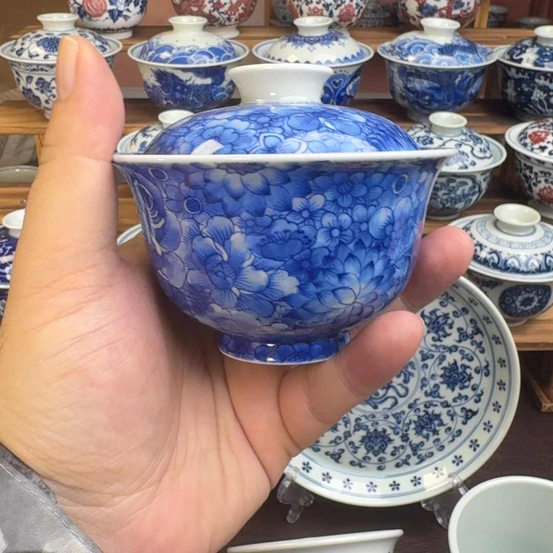 瓷片陶瓷纯手工手绘柴窑120