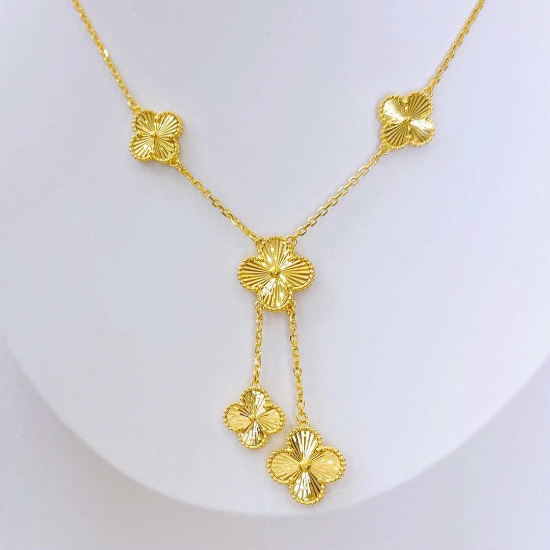 足金999 五花套链