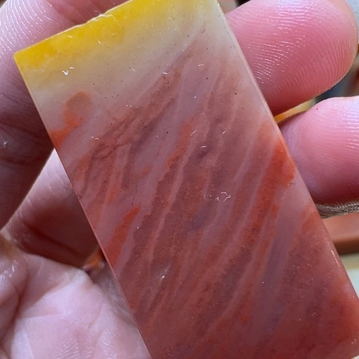 寿山石印石60号三文鱼肌理