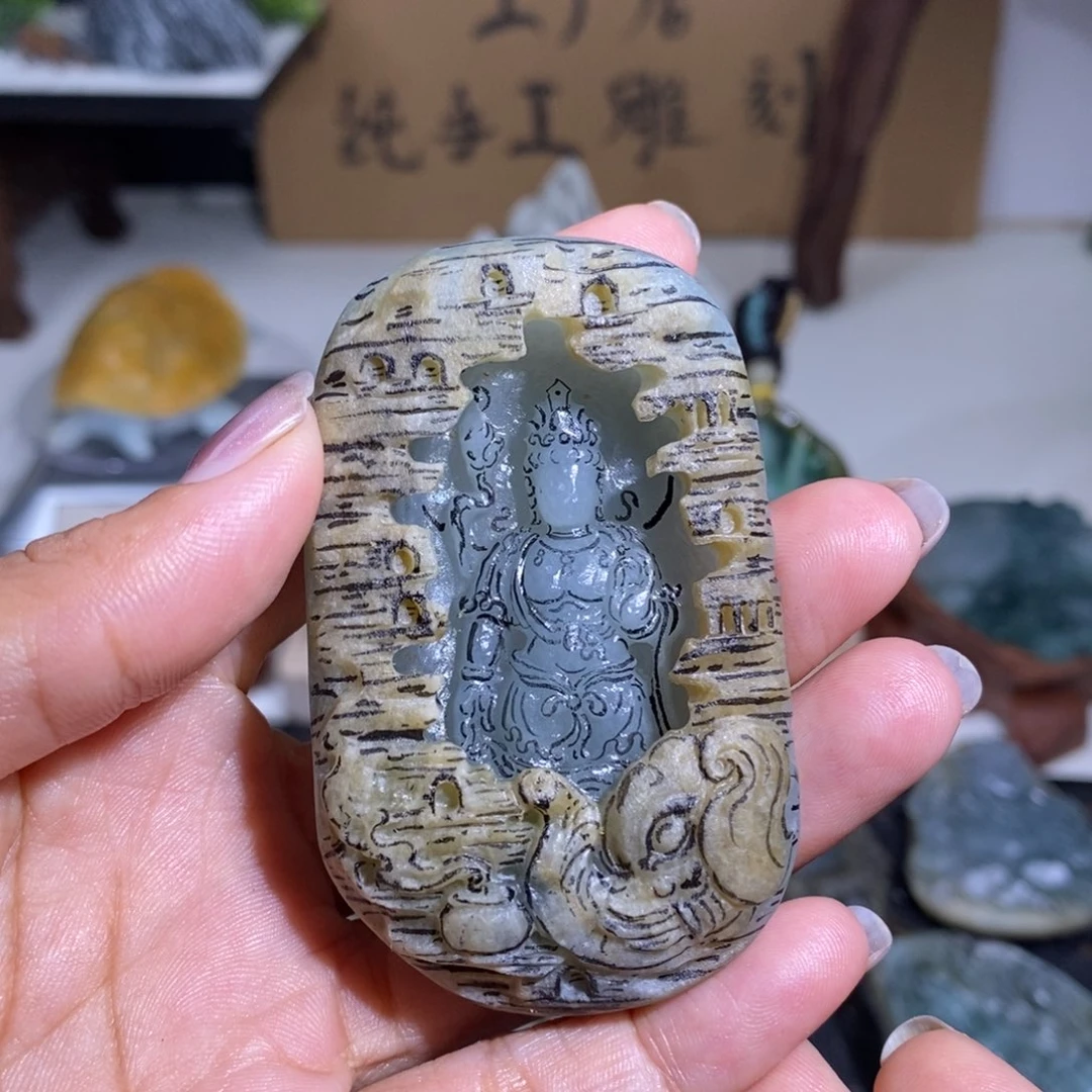 恨***我未镶嵌定制翡翠缅甸天然A货翡翠