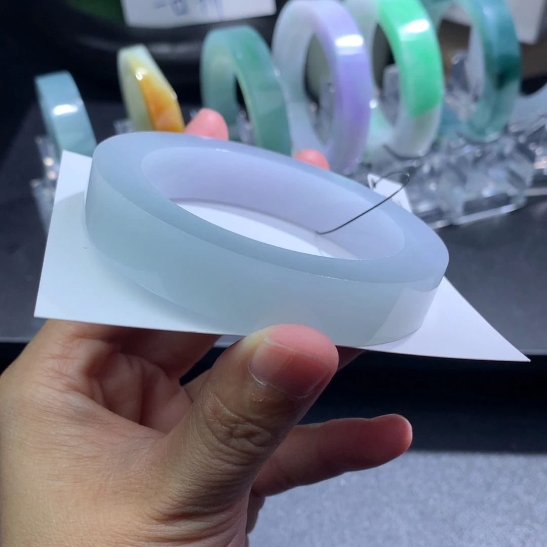 未镶嵌手镯定制翡翠我**我